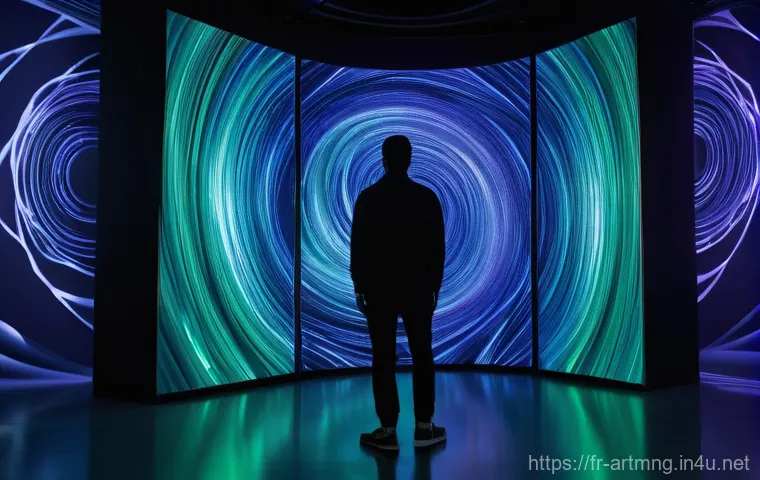 예술산업 트렌드 분석 - Prompt 1: Digital Dreamscape Interaction**