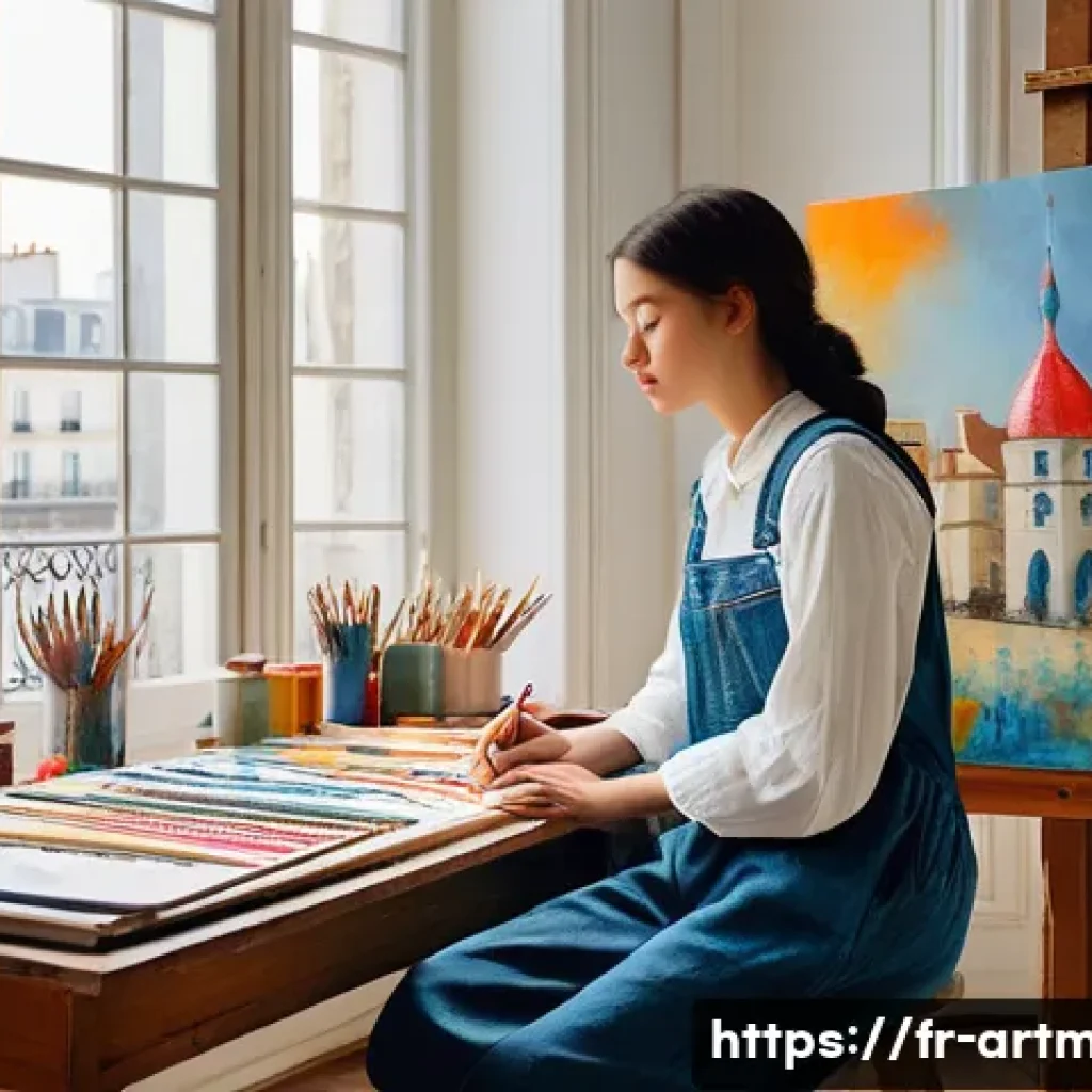 예술가를 위한 브랜딩 - **Prompt 1: "The Authentic Artist's Dreamscape"**
    A dreamy and introspective portrayal of a youn...