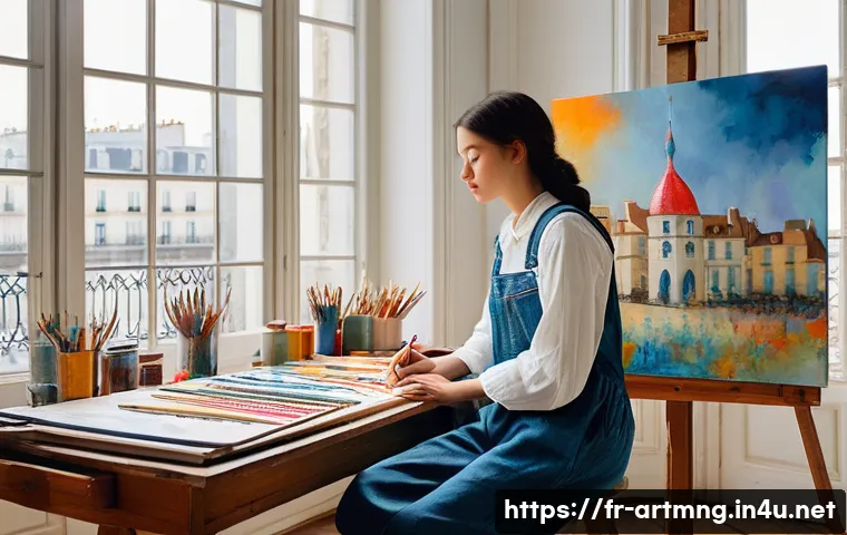 예술가를 위한 브랜딩 - **Prompt 1: "The Authentic Artist's Dreamscape"**
    A dreamy and introspective portrayal of a youn...